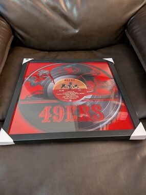 San Francisco 49ers Red & Black Framed Wall Art